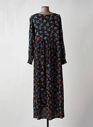 Rochie lungă mâneci lungi mâneci lungi negru VINTAGE LOVE femeie