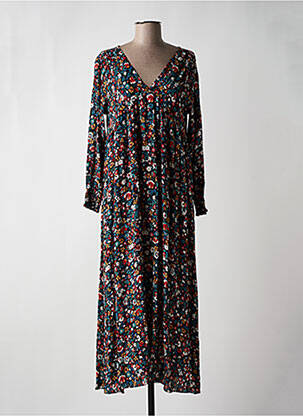 Rochie lungă mâneci lungi mâneci lungi negru VINTAGE LOVE femeie