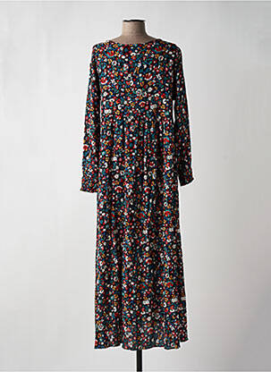 Rochie lungă mâneci lungi mâneci lungi negru VINTAGE LOVE femeie