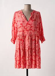 Rochie scurtă mâneci 3/4 mâneci 3/4 portocaliu APRIL VINTAGE femme