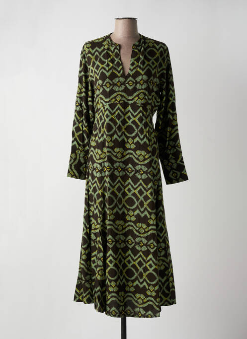 Rochie midi maro AN' GE femeie