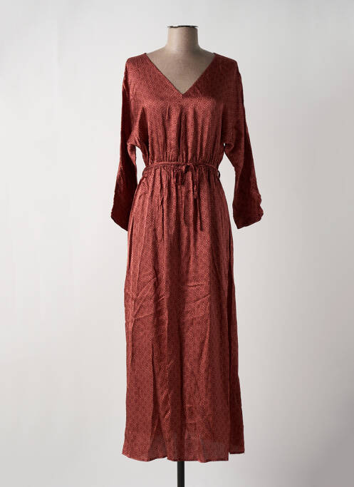 Rochie lungă portocaliu GRACE & MILA femeie