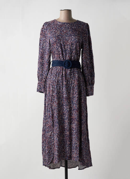 Rochie lungă albastru GRACE & MILA femeie