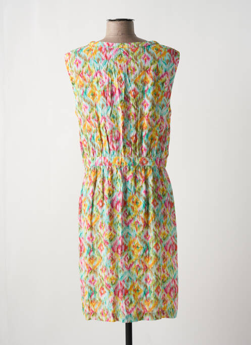 Rochie midi galben ICHI femeie