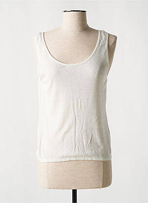 Pulover alb K-DESIGN femeie