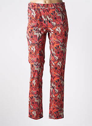 Jegging țesătură poplin mărime normală roz STARK femeie
