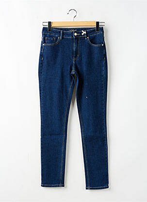 Blugi cu croială slim țesătură brută mărime normală albastru NAGEV femme