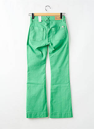 Pantalon evazat elasticitate mărime normală verde RED LEGEND femeie