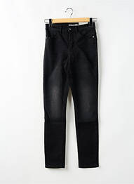 Blugi cu croială slim elasticitate talie înaltă negru ICHI femme