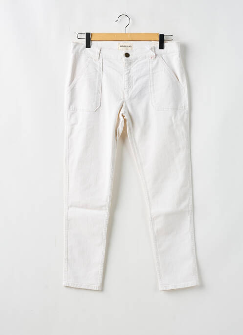 Blugi cu croială slim alb RED LEGEND femeie