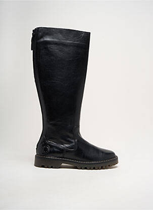 Cizme țesătură satinată toc plat până la 3 cm negru KICKERS femeie
