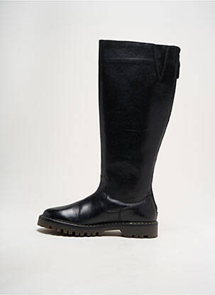 Cizme țesătură satinată toc plat până la 3 cm negru KICKERS femeie