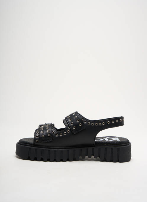 Sandale/Pantofi decupați negru KICKERS femeie