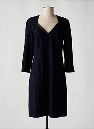 Rochie midi mâneci 3/4 mâneci 3/4 albastru NATHALIE CHAIZE femeie