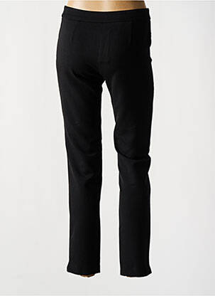 Pantalon 7/8 talie cu cleme mărime normală negru NATHALIE CHAIZE femeie