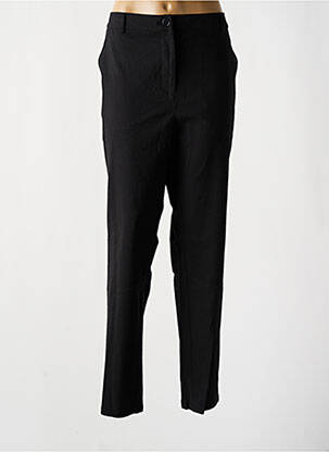 Pantalon slim talie elastică mărime normală negru SIGNATURE femeie