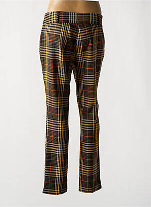 Pantalon slim mărime normală mărime normală maro EGO femeie
