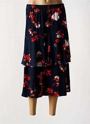 Fustă midi albastru SIGNATURE femeie