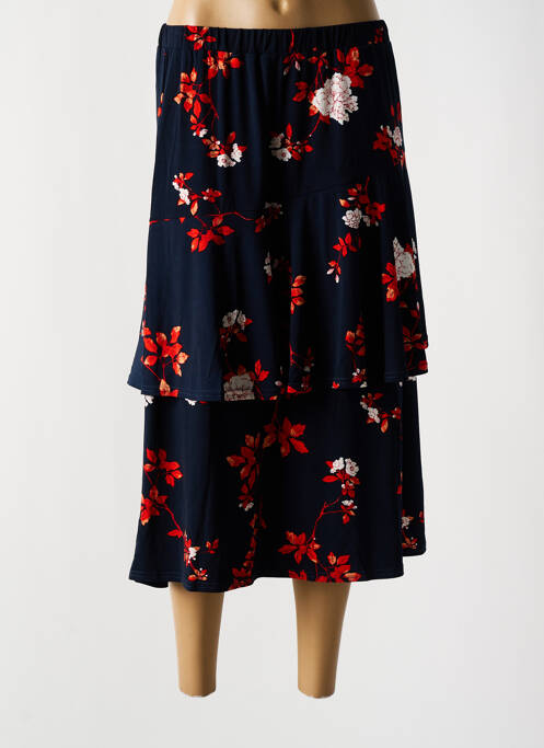 Fustă midi albastru SIGNATURE femeie