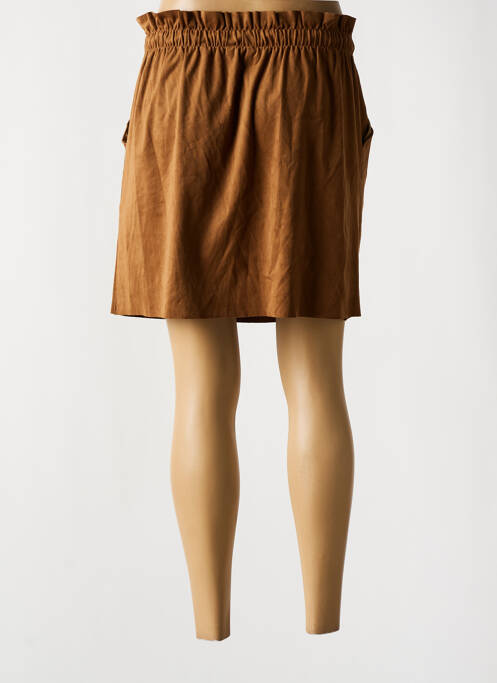 Fustă scurtă maro TEDDY SMITH femeie