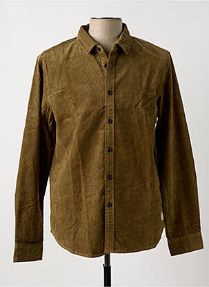 Cămașă cu mâneci lungi verde TEDDY SMITH bărbat