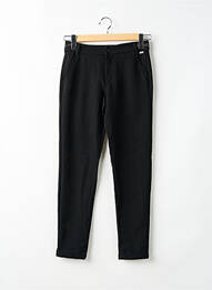 Pantalon chino închidere cu fermoar sub clapetă cu nasturi mărime normală negru BANANA MOON femme