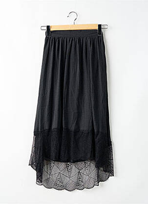 Fustă lungă negru TEDDY SMITH femeie