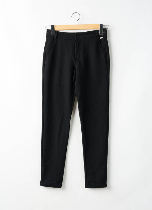 Pantalon chino închidere cu fermoar sub clapetă cu nasturi mărime normală negru BANANA MOON femme