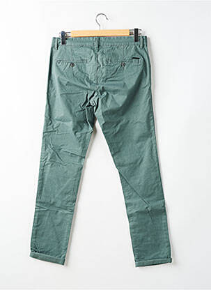 Pantalon chino țesătură poplin mărime normală verde TEDDY SMITH bărbat