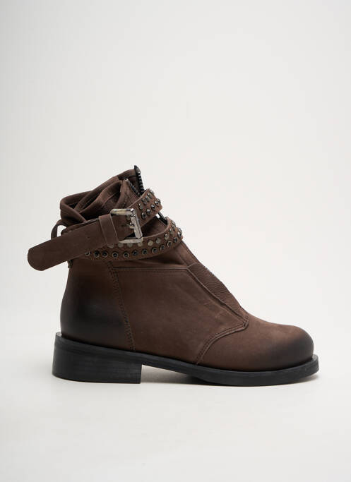 Botine/Ghete maro REQINS femeie