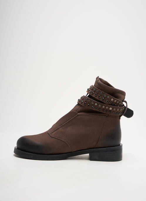 Botine/Ghete maro REQINS femeie