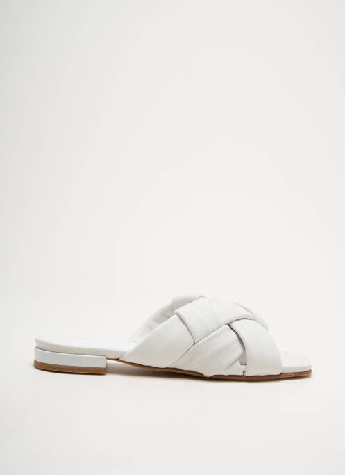 Mulete/Saboți alb JULIE DEE femeie