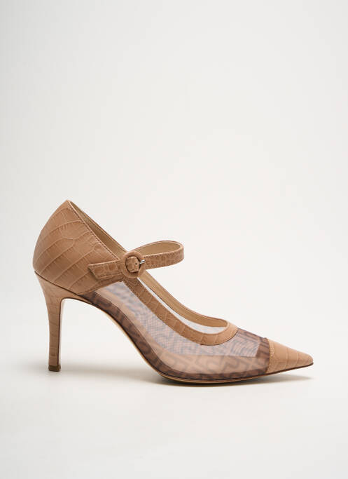 Pantofi cu toc maro HOGL femeie