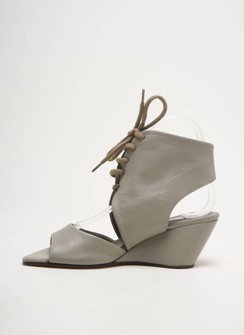 Sandale/Pantofi decupați gri FAUSTO SANTINI femeie