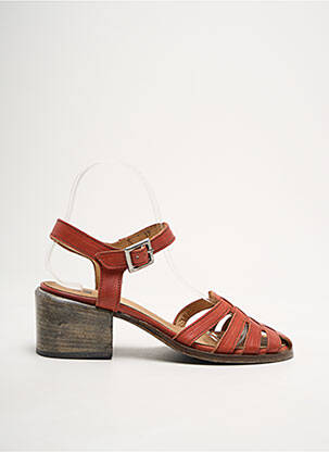 Sandale/Pantofi decupați portocaliu MOMA femeie