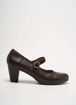Pantofi cu toc maro WONDERS femeie