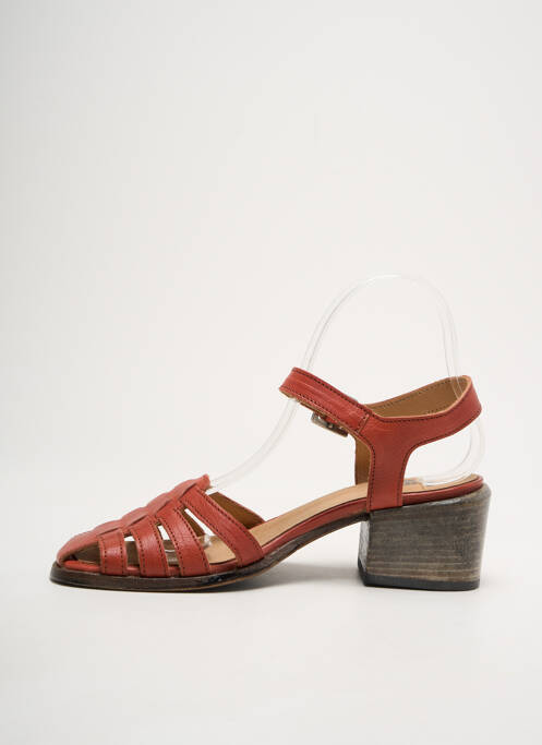 Sandale/Pantofi decupați portocaliu MOMA femeie