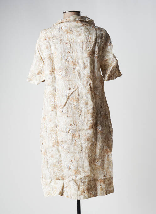 Rochie midi bej LA FEE MARABOUTEE femeie