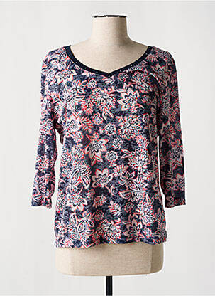 Tricou mâneci 3/4 mâneci 3/4 albastru CONCEPT K femeie