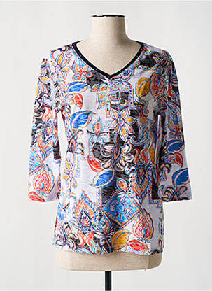 Tricou mâneci 3/4 mâneci 3/4 albastru CONCEPT K femeie