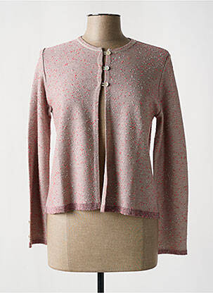 Vestă cu mâneci lungi roz I.ODENA femeie