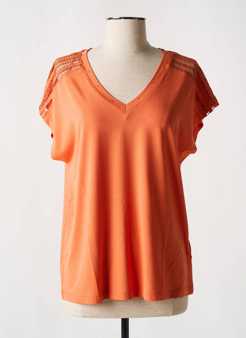 Tricou portocaliu CONCEPT K femeie