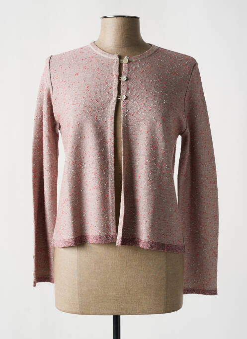 Vestă cu mâneci lungi roz I.ODENA femeie