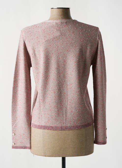 Vestă cu mâneci lungi roz I.ODENA femeie