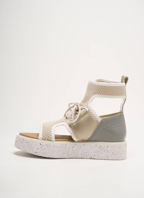 Sandale/Pantofi decupați bej UNITED NUDE femeie