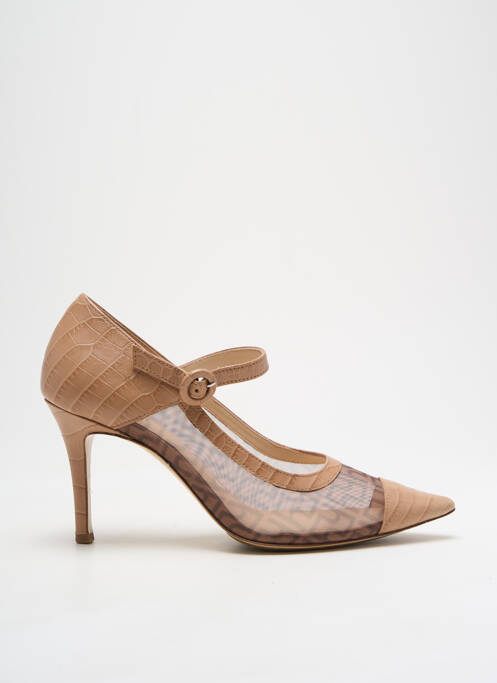 Pantofi cu toc maro HOGL femeie