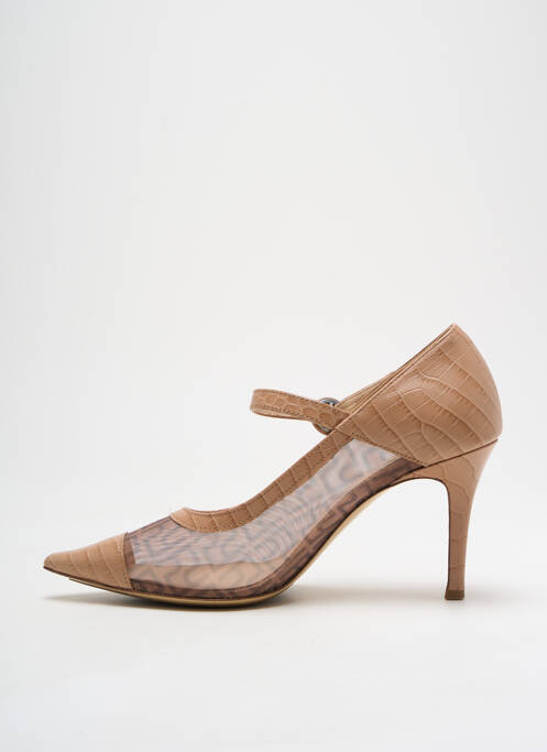 Pantofi cu toc maro HOGL femeie