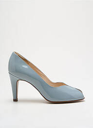 Pantofi cu toc material neted toc de 4 la 6 cm albastru PETER KAISER femme
