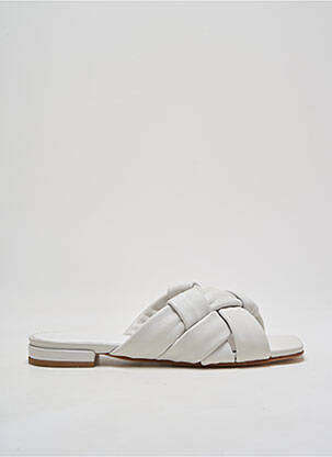 Mulete/Saboți alb JULIE DEE femeie