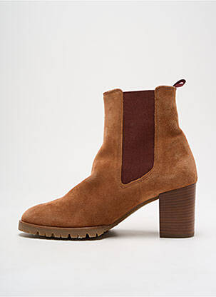 Botine/ghete nubuc toc de 7 la 9 cm maro HOGL femeie